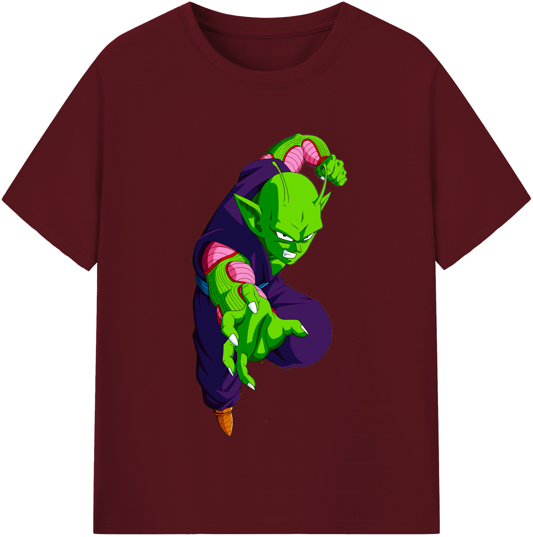 （画像用） ドラゴンボール ピッコロ DRAGON BALL Piccolo 綿100％半袖Tシャツ（フロントプリント）